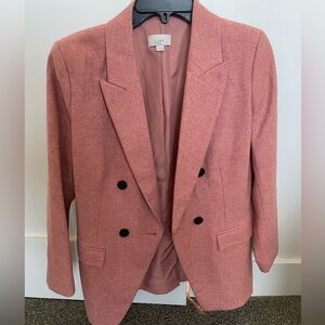 Loft Wool Jacket. One button. 10P 51% Wool, 49% Polyester
